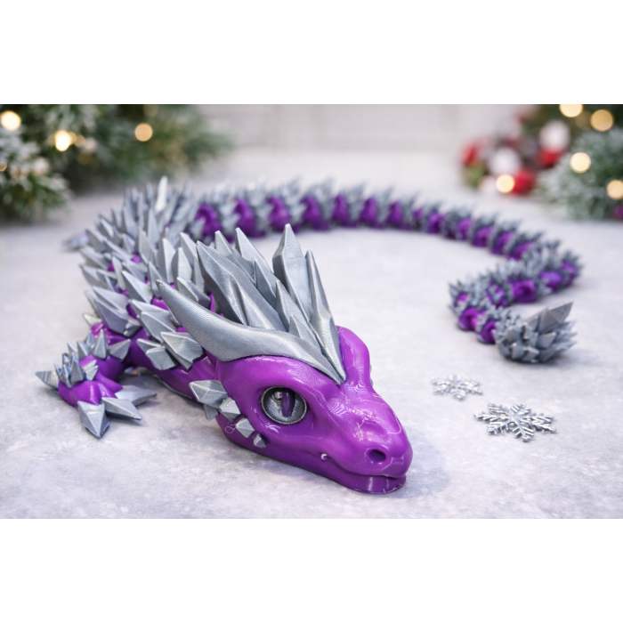 Northern Lights Dragon (FLEXY 3D printed figurine)