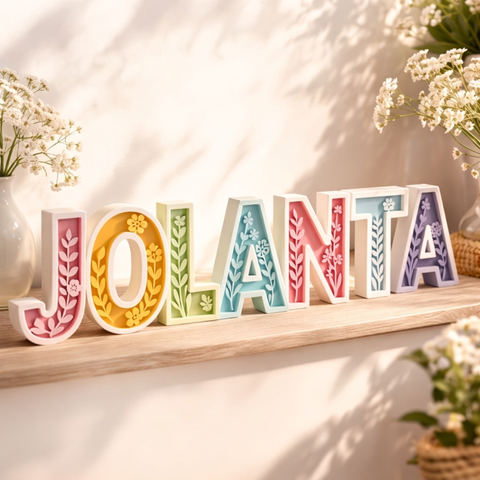 Decorative Flower Letters (Latin alphabet)