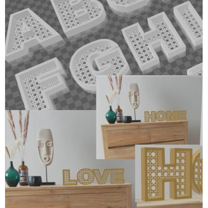 Mini Decorative Letters for Words (8 cm)