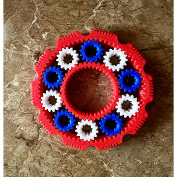 Gear Ring – Fidget Spinner on Finger