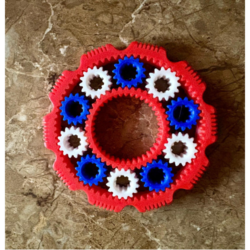Gear Ring – Fidget Spinner on Finger