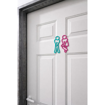 Toilet door icons 