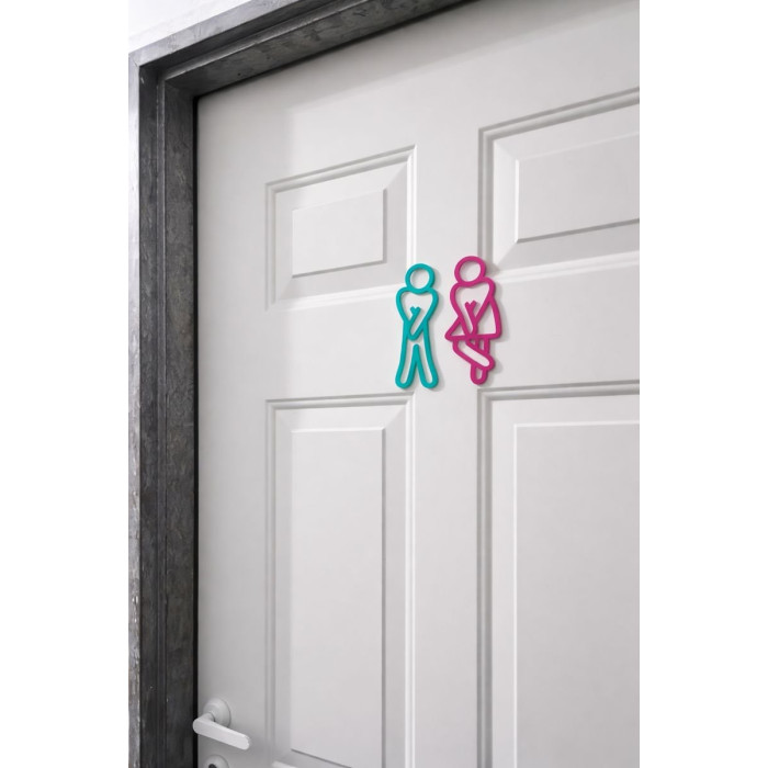 Toilet door icons 