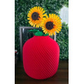 Modern planter with spiral for tall bouquets