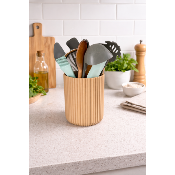 Modern table container for kitchen tools