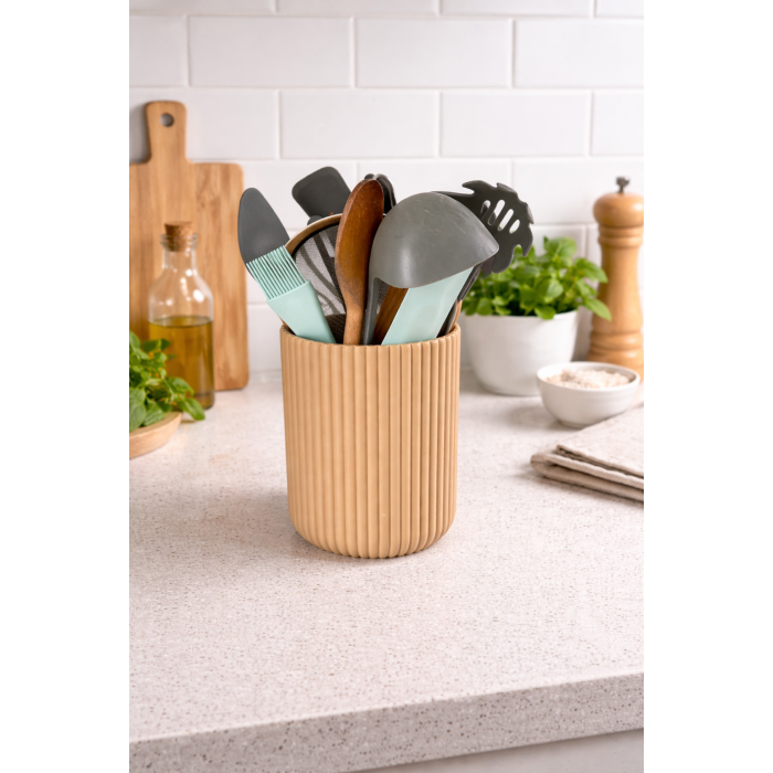 Modern table container for kitchen tools