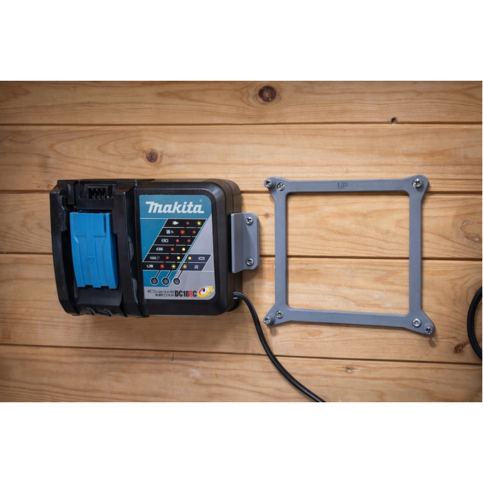 Makita charger holder for wall mounting