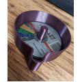 Angle grinder disc box with central lock