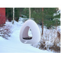 Hanging bird feeder with perches