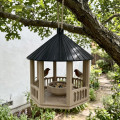 Hexagonal bird feeder