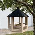 Hexagonal bird feeder