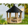 Hexagonal bird feeder