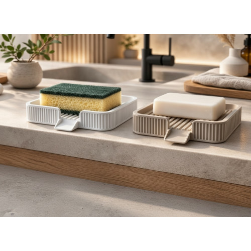 Japandi draining tray – for sponge and soap
