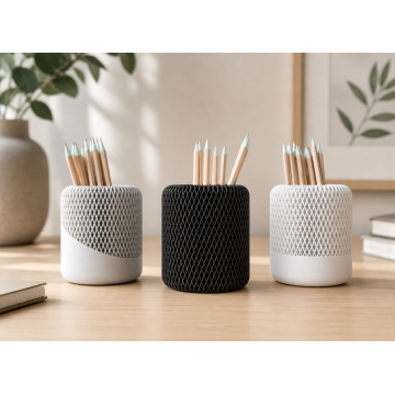 Modern Japandi pencil holder