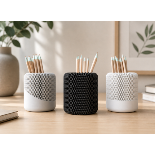 Modern Japandi pencil holder
