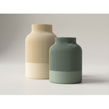 Large Japandi style vase