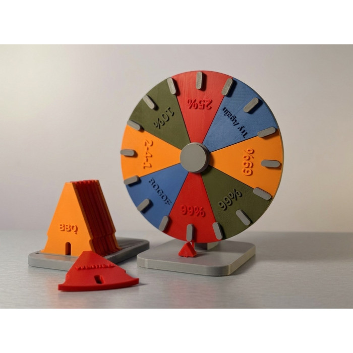 Personalized spinning wheel