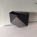 Modern wall low poly flower pot