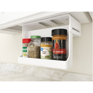 Under cabinet spice drawer