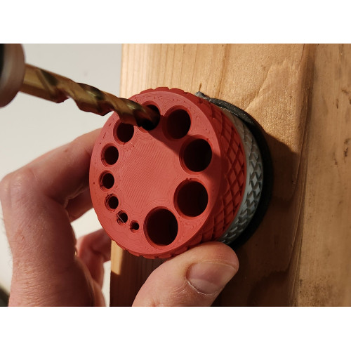 Drilling guide with dust collector