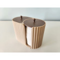 Organizer for Cotton Pads and Q-tips with Lid