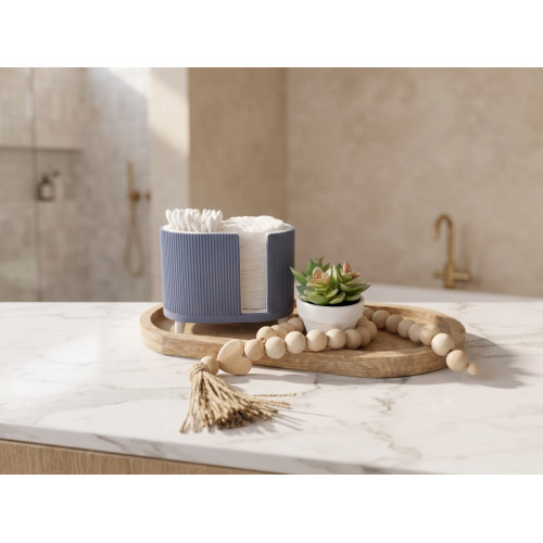 Cotton Pad and Cotton Swab Organizer
