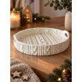 Decorative Tray with Knitted Texture