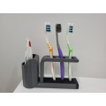 Toothbrush and Toothpaste Holder