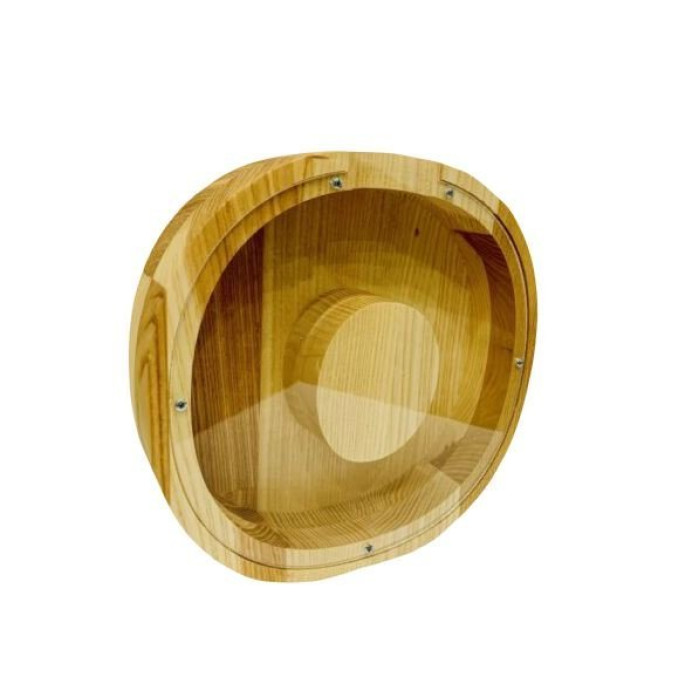 Large wooden piggy bank letter 
