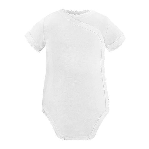 White bodysuit with short sleeves
