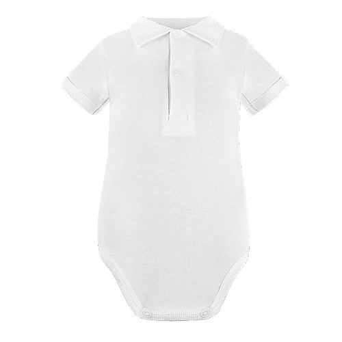 White bodysuit with short sleeves