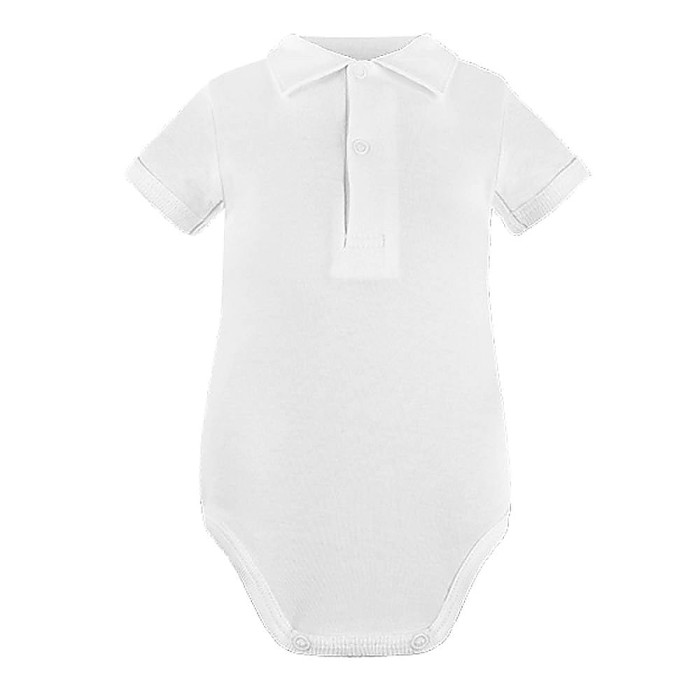 White bodysuit with short sleeves