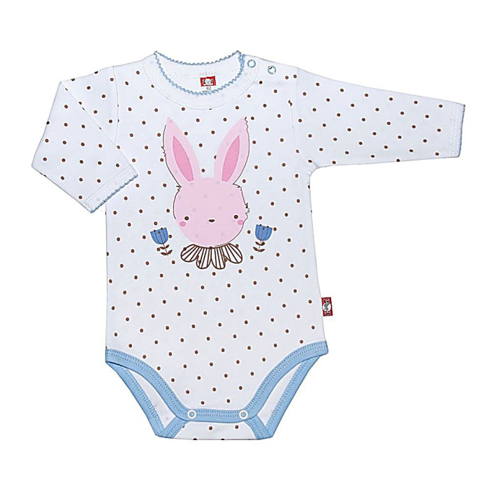 White baby bodysuit „Little Bunny“