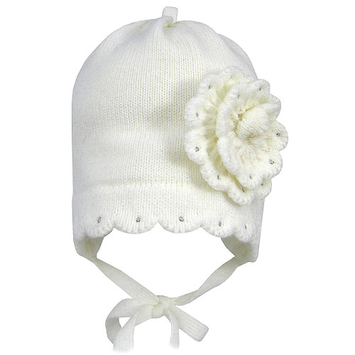 White baby hat