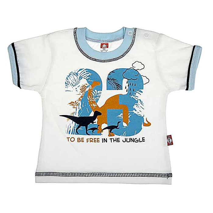 White baby T-shirt „Jungle“