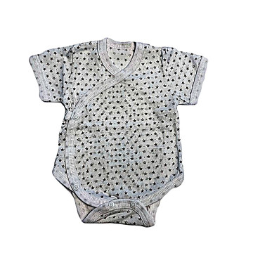 Vilaurita white short sleeve bodysuit with stars