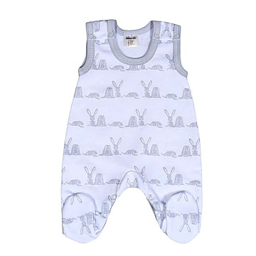 Vilaurita white insulated rompers with short sleeves 