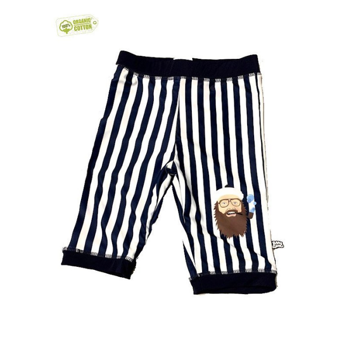 Striped swimming shorts 