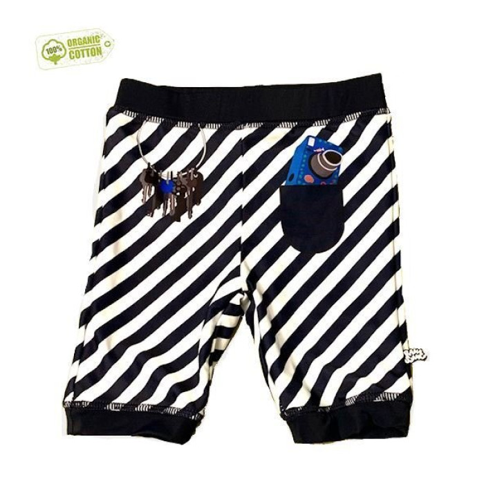 Striped swimming shorts 