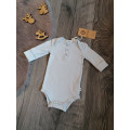 Light blue baby bodysuit