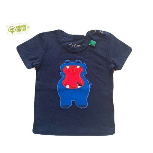 Blue baby T-shirt „Begemotas“