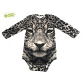 Long-sleeve baby bodysuit „Leopardas“