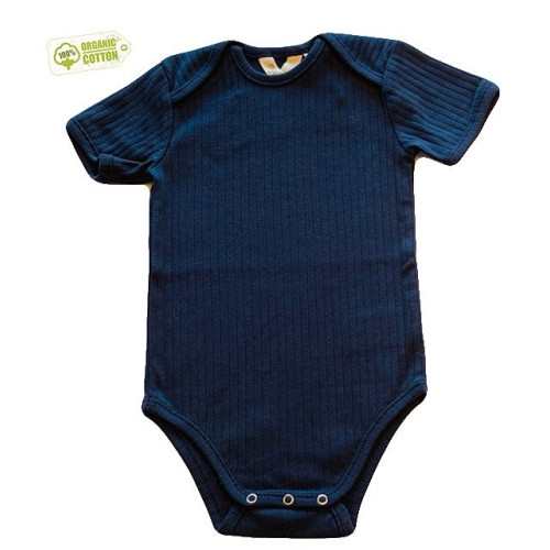 Dark blue baby bodysuit