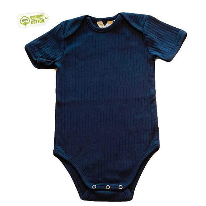 Dark blue baby bodysuit