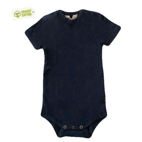 Dark blue baby bodysuit