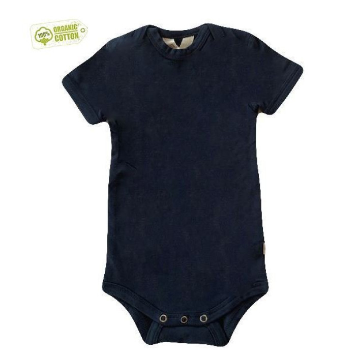 Dark blue baby bodysuit