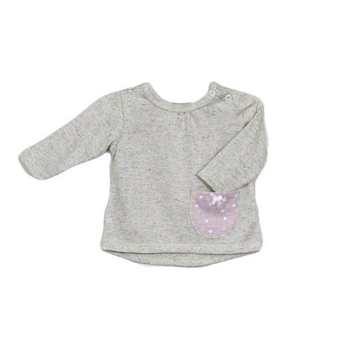 Vilaurita gray shirt for baby "Jolė"