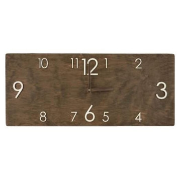 Large wooden wall clock