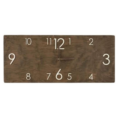 Large wooden wall clock