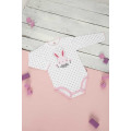 White baby bodysuit „Little Bunny“